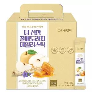 굿헬씨 더진한 꿀배도라지 데일리스틱 60포 1개 600ml