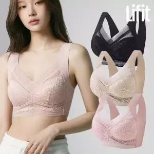 [라일리여성언더웨어] Rly 세상편한 레이스 심리스 브라 노와이어 무봉제