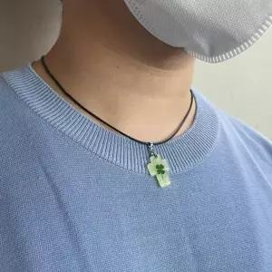 [라일리쥬얼리] Rly 야광 네잎 키링 네잎팬던트 네잎크로버키링