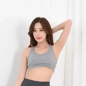 [라일리여성언더웨어] Rly 스포츠 탑브라 러닝브라탑 골지튜브탑