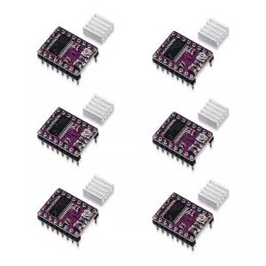 3D 프린터용 Podazz 6Pcs DRV8825 스테퍼 드라이버 모듈 RepRap 4 RAMPS1.4 스텝스틱 히트 싱크 포함