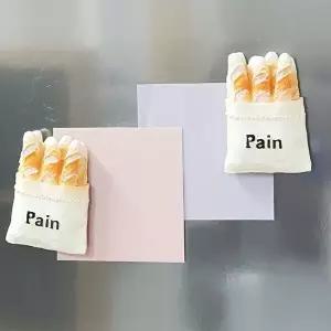 고품질 음식 바게트 봉투 모형 마그넷 현관문 주방 WFM7IIW