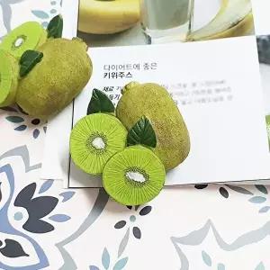 고품질 마그넷 모형 음식 키위 현관문 주방 WFM7IJ2