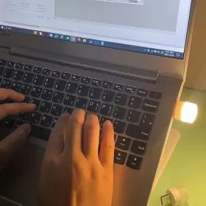 무드등 LED USB 전구색 미니