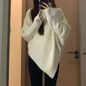 [하프클럽/]터틀넥 언발란스 가오리핏 긴팔 골지니트티 NF-78