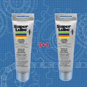 1+1 슈퍼루브 실리콘 구리스 고온 플라스틱 멀티 내열 다목적 그리스 85g 2개