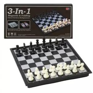 접이식 자석 체스판(31cmX31cm)체커 백개먼 3in1 보드게임