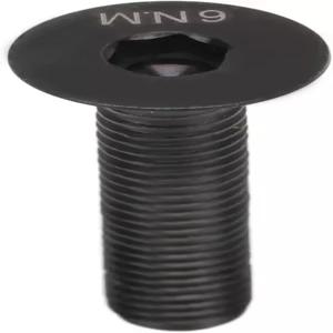루아톡시 자전거 헤드셋 캡 나사 M6x30mm 볼트 티타늄 합금 스템 수리용 플랫 헤드 경량 블랙