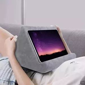 Xnyocn 태블릿 스탠드 다기능 스폰지 베개 스탠드 IPad 화웨이 탭 독서 홀더 침대 마운트 브래킷 도서