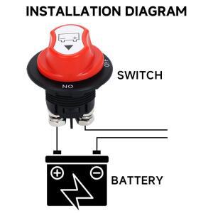 50A 100A DC32V 자동차 배터리킬스위치 절연 12V 24V RV 바이크 오토바이 트럭 보트용