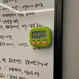 고품질 디지털 타이머 자석 무소음 타이머 자석타이머 쿠킹타이머 공부타이머 주방타이머 WFMD3A9