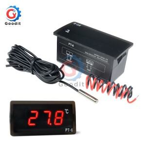 디지털 자동차 온도계, 차량 온도 계량기 모니터, AC 220V, 2m NTC 센서, PT-6 -40 ~ 110C