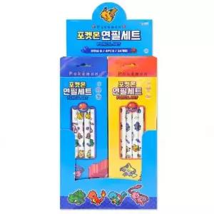 [비케이엠_66]포켓몬스터 아동연필 4본 연필세트-24EA