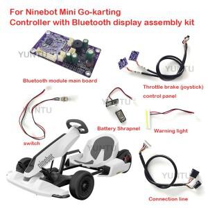 Ninebot 미니 고카트용 연결 케이블 어셈블리 키트, 블루투스 핸들바 포함, 대시보드 스위치, GoKarting 컨