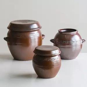 항아리 영암옹기 뚜껑 포함 3L 5L