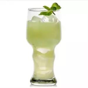 일반 유리 컵 410ml 홈카페 맥주 유리 잔 아이스티 주스 가정용유리잔