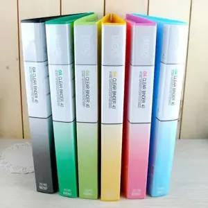 OA 아무 클리어 바인더 40P 스크랩 파일