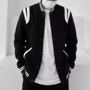 [짝꿍닷컴]스타디움 오버핏 베이직 남성 데일리 모던 야구점퍼 IS-JK52 (4617590