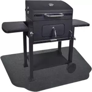 Fasmov 36 x 50인치 아래 그릴 보호 데크 및 파티오 매트 보호용 바닥 BBQ 바비큐 파티오용 흡수성 패드