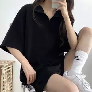 패션 여성 루즈핏 반집업 아노락 상하의 반바지 세트 5부반바지 7부반바지 (WC7AA32)