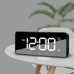 키밍 led 무소음 탁상시계 이 침대옆 알람 빈티지