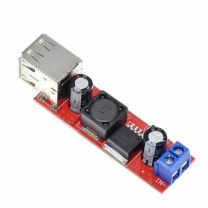 DC 6V-40V 5V 3A로 변환 이중 USB 충전 DC-DC 스텝다운 컨버터 모듈 차량용 LM2596 듀얼