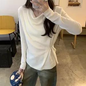 [하프클럽/]하프터틀 걸스 미니멀 하이라이트롱셔츠 니트웨어 데일리룩