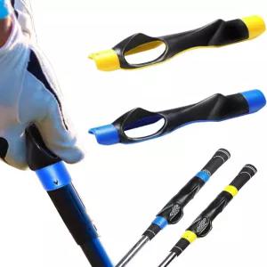 FVVVV 2pcs 골프 그립 트레이너 올바른 손 자세를 훈련하는 데 도움이 되는 경량 트레이닝 보조 도구