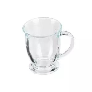 투명유리 머그-380mL 2p 이우 손잡이 유리 물컵