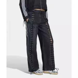 [국내정품] 아디다스 ADIDAS 데님 파이어버드 레이싱 트랙 팬츠 - 블랙 KS3878 119989