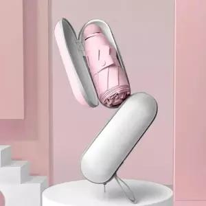 초경량 이 캡슐 미니 암막 5단 우양산 UV 양우산
