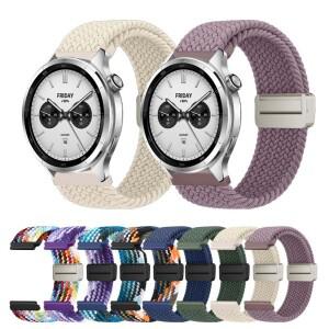 Xiaomi Watch 2 Pro Mi Color S4 S3 S2 S1 밴드 용 22mm 마그네틱 브레이드 스트랩 Redmi 3 5 Lite 액티브