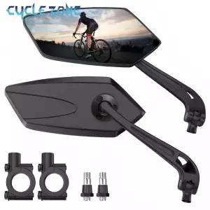 360도 조절 가능한 자전거 백미러 MTB 로드 바이크 핸들바 전기 사이클링 안전 액세서리