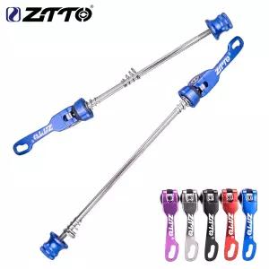 ZTTO QR 퀵 릴리스 MTB 도로 자전거 자전거 허브 꼬치 레버 알루미늄 합금 산악 부품 전면 100mm 후면 135m