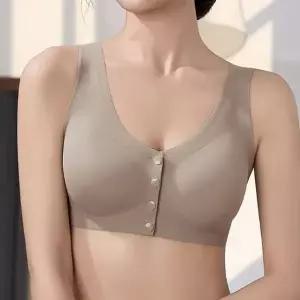 빅사이즈앞단추브래지어 여자 브라탑 이우 심리스.