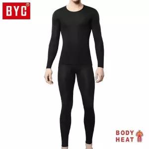 [디오엘]BYC 남성 보디히트 상하세트 DOLU2232-검정 (8514440A)