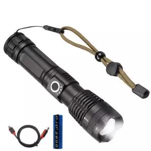 [디제이디주식회사]XHP70.2칩 LED 충전식 랜턴 손전등 후레쉬 4900루멘 (8657897A)