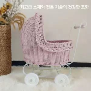 라탄 유모차 등나무 모형