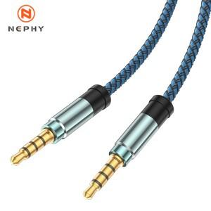 Nephy 3.5mm ~ 잭 오디오 케이블 삼성호환 샤오미호환 화웨이호환 자동차 헤드폰 MP3 스피커 컴퓨터 확장 H