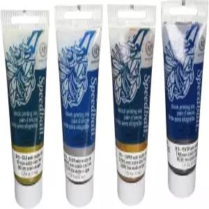 스피드볼 수용성 금속 블록 세트 새틴 마감 처리된 4가지 무지개색 1.25 FL OZ 튜브