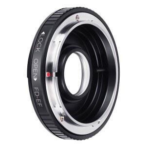 캐논 FD FL 35MM SLR 렌즈에서 EOS(EF EF-S) 카메라까지 호환되는 K&F 컨셉 프로 렌즈 마운트 어댑터 1D 1DS 마크 II III IV 디지털 레벨 T5I T4I T3I T3와 호환 가능