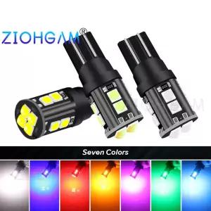 ZIOHGAM 슈퍼 브라이트 LED 전구 194 3030 인테리어 번호판 돔 표시기 신호 램프 주차 조명 흰색 자동차 W5