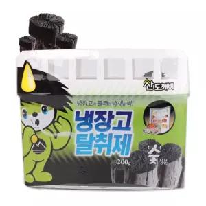 산도깨비 숯성분 냉장고탈취제 200g 1p 냉장고냄새제거 냉장고냄새