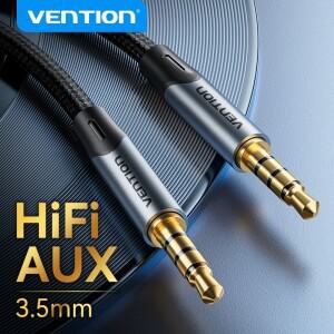 Vention 3.5mm 잭 남성-남성 오디오 케이블(휴대폰 핸드폰용) 헤드폰 기타 마이크  사운드 Aux 케이블 코드