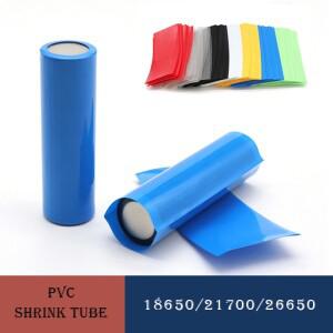 18650/21700/26650 Lipo 배터리 랩 20/50/100/300피스 PVC 열 수축 튜브 Precut 절연 필름 커버 슬리브