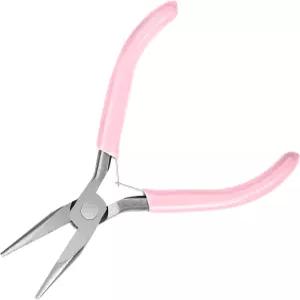 측면 커터가 있는 5인치 길이 바늘 코 플라이어 보석 제작용 체인 미니 및 전자 제품 사용