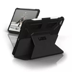 URBAN ARMOR GEAR UAG 아이패드 프로 12.9인치 (4세대 2020) 케이스 메트로폴리스 블랙 폴리오 슬림 헤비