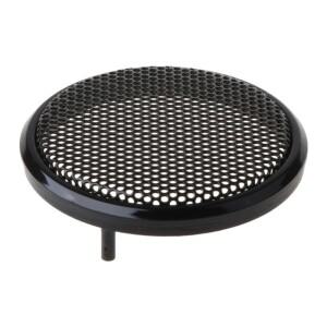 1/2/3/4/5/6 인치 블랙 자동차 스피커 그릴 메쉬 라운드 호른 보호 커버 서클 인클로저 그물 DIY 장식 액세