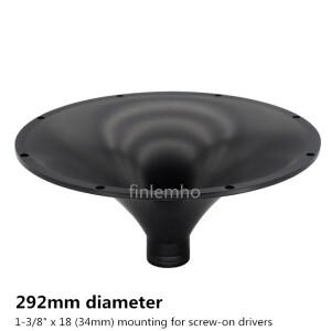 트위터 스피커 혼 라운드 292mm 트레블 DJ 자동차 HiFi 전문 오디오 홈 시어터 노래방 공개 주소 시스템용
