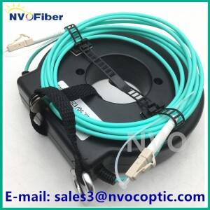 0.5KM OM3 MM 베어 광섬유 케이블 옵틱 OTDR 실행 케이블 롤 LC UPC To LC/UPC 파이버 링 500M OTDR 멀티